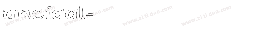 unciaal字体转换