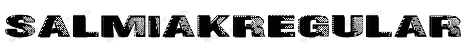 SalmiakRegular-LeW字体转换