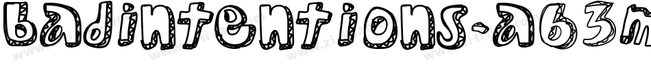Badintentions-A63m字体转换