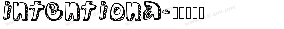 IntentionA字体转换