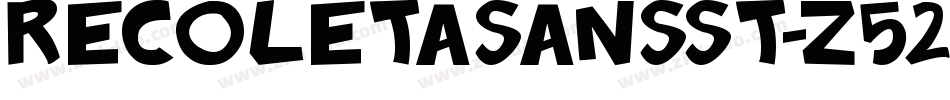 RecoletaSansSt-z52G字体转换
