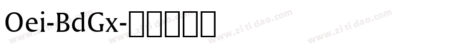 Oei-BdGx字体转换