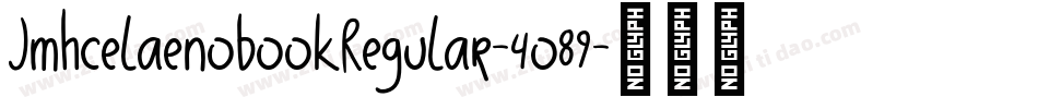 JmhcelaenobookRegular-4o89字体转换