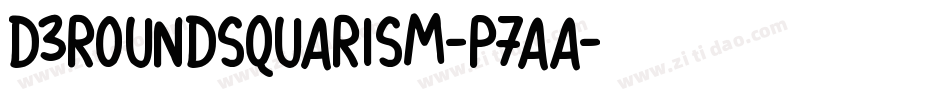 D3Roundsquarism-p7aa字体转换