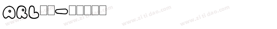 arl字库字体转换