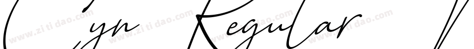 CynRegular-MZ8e字体转换