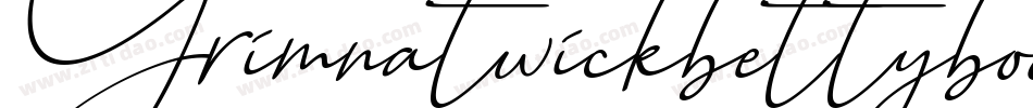 Grimnatwickbettyboop-vv8E字体转换