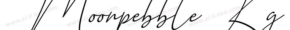 MoonpebbleKg-OA8e字体转换