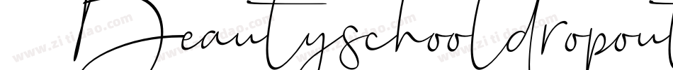 Beautyschooldropout-o1w4字体转换