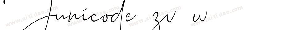 Junicode-zv1w字体转换