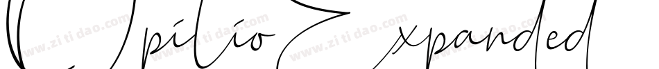 OpilioExpandedItalic-RZ2M字体转换 OpilioExpandedItalic-RZ2M字体转换