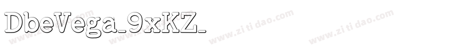 DbeVega-9xKZ字体转换