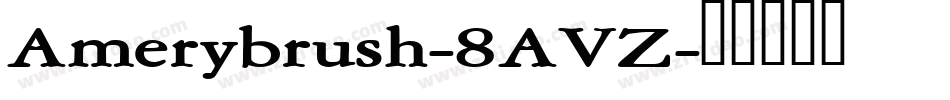 Amerybrush-8AVZ字体转换