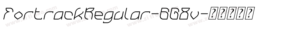 FortrackRegular-6G8v字体转换 FortrackRegular-6G8v字体转换