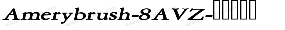 Amerybrush-8AVZ字体转换