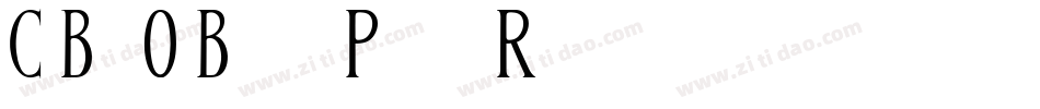 CfBandOfBrothersPersonalRegular-X3qY2字体转换