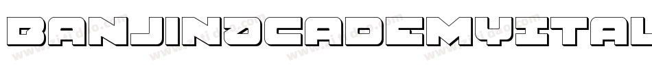 BanjinAcademyItalic-BWWPG字体转换