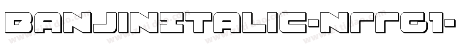 BanjinItalic-nRRG1字体转换
