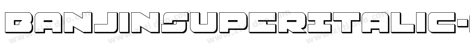 BanjinSuperItalic-MVV8w字体转换