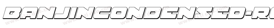 BanjinCondensed-rggG8字体转换