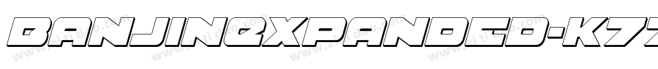 BanjinExpanded-K77RZ字体转换