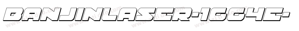 BanjinLaser-1GG4e字体转换