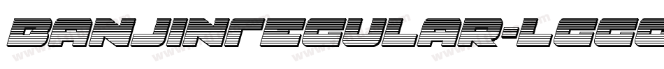 BanjinRegular-lggGZ字体转换