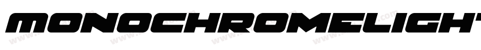 MonochromeLight-AOoL字体转换