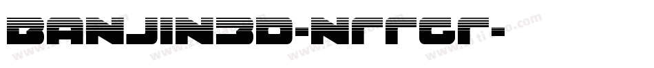 Banjin3D-nRRGR字体转换