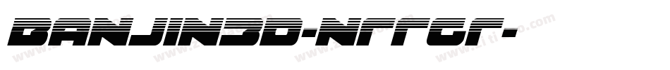 Banjin3D-nRRGR字体转换