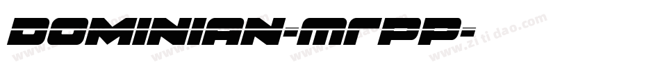 Dominian-MRpp字体转换