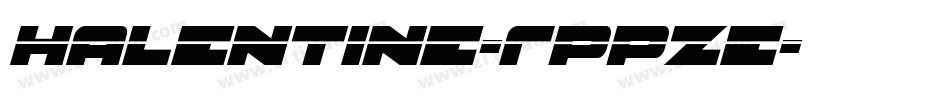 Halentine-RppZe字体转换