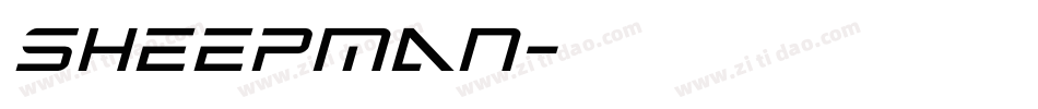 Sheepman字体转换
