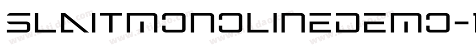 Slaitmonolinedemo-1GPjM字体转换