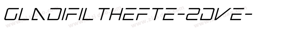 Gladifilthefte-2Dve字体转换