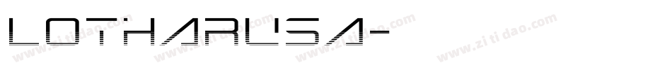 LOTHARUSA字体转换