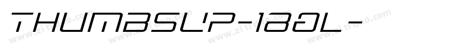 ThumbsUp-18qL字体转换