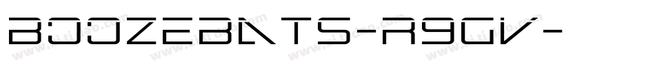 Boozebats-R9gv字体转换