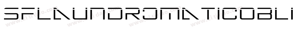 SfLaundromaticOblique-p9gv字体转换