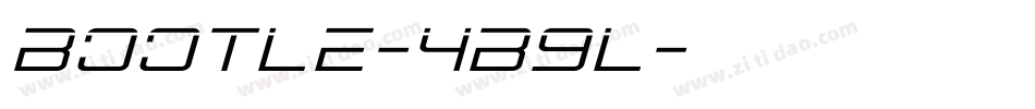 Bootle-4B9l字体转换 Bootle-4B9l字体转换
