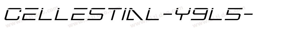 Cellestial-y9L5字体转换