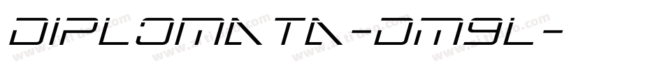 Diplomata-dM9l字体转换