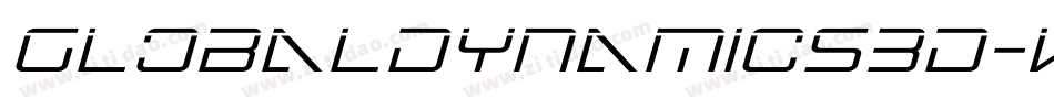 GlobalDynamics3D-v92M字体转换