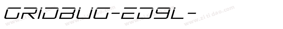 Gridbug-ED9l字体转换