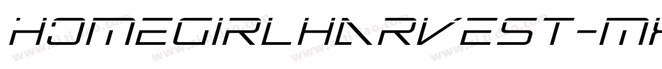 Homegirlharvest-mX92字体转换
