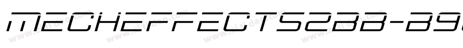 Mecheffects2bb-B92B字体转换