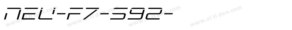 NEU-F7-S92字体转换