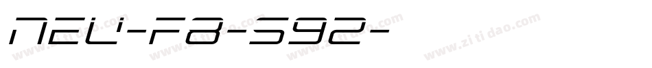 NEU-F8-S92字体转换