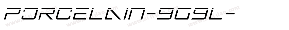 Porcelain-9g9L字体转换 Porcelain-9g9L字体转换