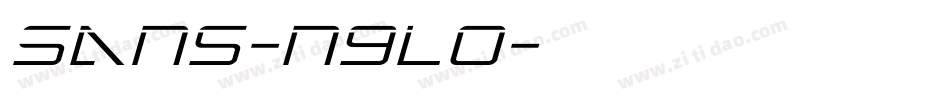 Sans-n9l0字体转换